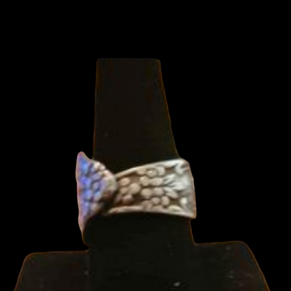 Boho Vintage Flatware Thumb Ring Size 9 - Picture 3 of 6